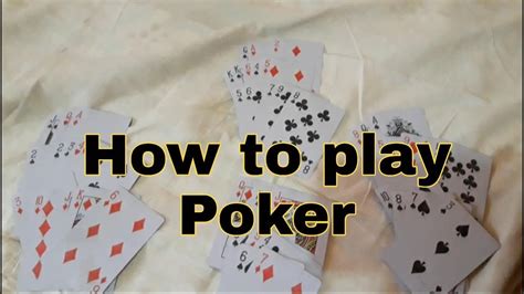 How to play Pusoy Wei/Poker .